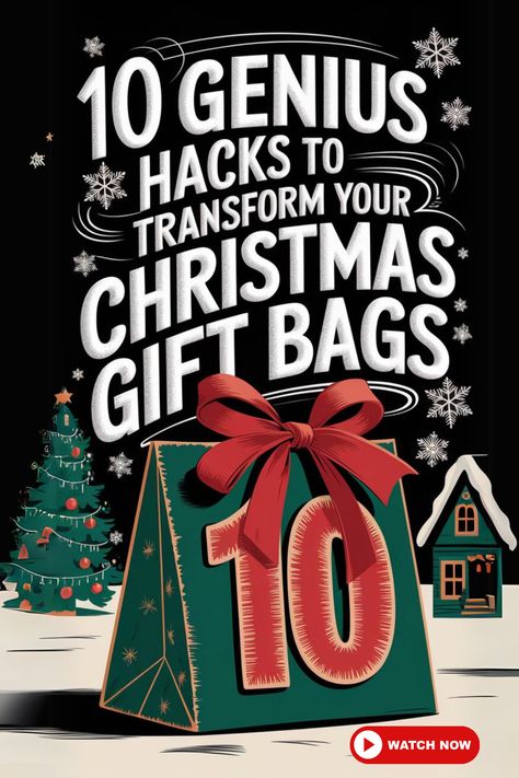 Get creative and sustainable this holiday season by transforming your old Christmas gift bags into beautiful decorations and useful items. This video features 10 clever hacks that will breathe new life into your unused bags, from snowflakes and garlands to tissue paper organizers and even a gift wrap dispenser. Watch the video for inspiration and step-by-step instructions on how to make these DIY projects yourself. Paper Bag Snowflakes Diy Video, Wrap Dispenser, Personalized Wreaths, Useful Items, Easy Hacks, Beautiful Decorations, Simple Christmas Decor, Unique Centerpieces, Unique Gift Wrapping