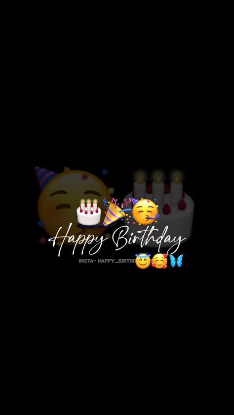 Happy Birthday Instagram Story Emoji Iphone, Happy Birthday Emoji Iphone, Happy Birthday Iphone Emoji, Happy Birthday I Phone Emoji, Birthday Emoji Iphone, Birthday Edit Photo, Birthday Wishes Pictures, Happy Birthday Emoji, Pr Logo