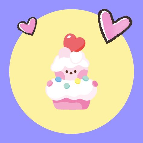 Baby Cooky Bt21, Cooky Bt21, My Baby, Hello Kitty, Happy Birthday, Kitty, Coffee, Birthday, Fictional Characters