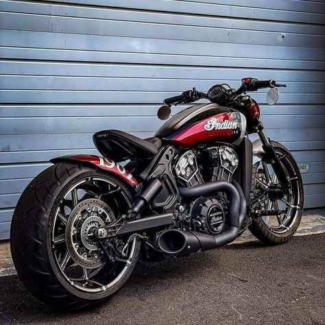 Dreamworld Aesthetic, Indian Scout Custom, Indian Bobber, Indian Motorbike, Indian Motorcycle Scout, Custom Motorcycles Bobber, Vintage Indian Motorcycles, Мотоциклы Cafe Racers, Bobber Bikes