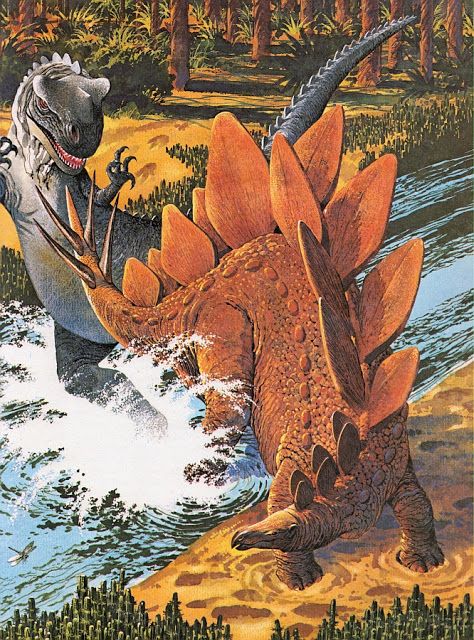 Love in the Time of Chasmosaurs: June 2013 Dinosaur History, 4 Fingers, Vintage Dinosaur, Prehistoric Wildlife, Prehistoric Dinosaurs, 70s Sci Fi Art, Dinosaur Drawing, Dinosaur Pictures, Dinosaur Illustration