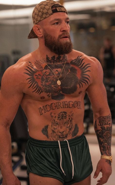 Conor Mcgregor, Gym, Tattoos, Green