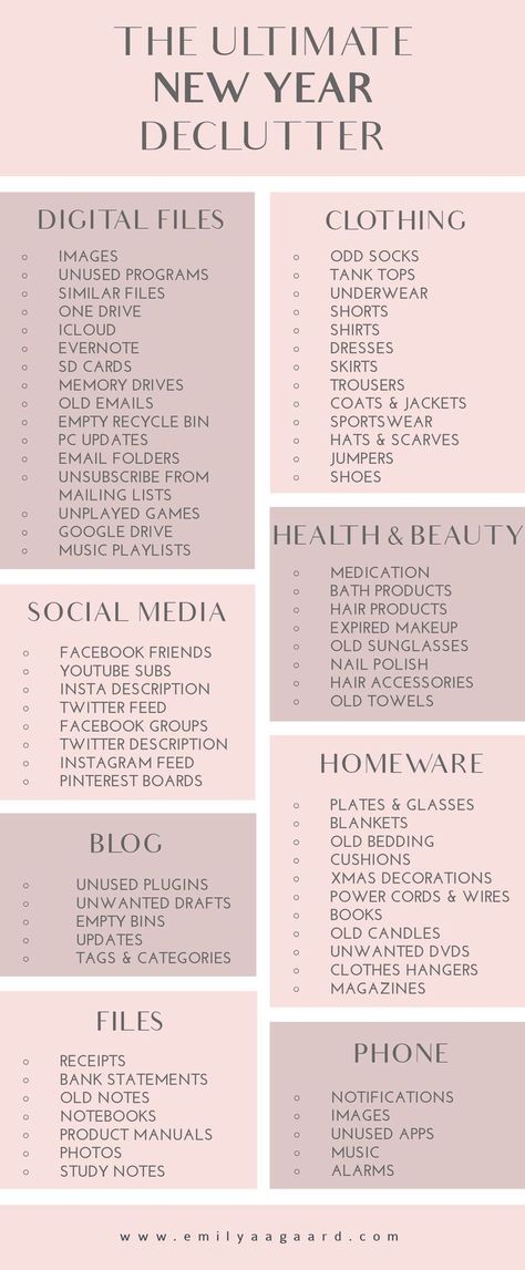 Declutter Your Life, Organize Declutter, Declutter Your Home, Cleaning Checklist, Self Care Activities, House Cleaning Tips, Life Organization, Self Improvement Tips, Spring Cleaning