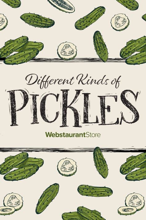 Different Types Of Pickles, Meal Prep Food Ideas, Prep Food Ideas, Types Of Pickles, Pickle Brands, Bread And Butter Pickles, Sour Pickles, Butter Pickles, Cloud Kitchen