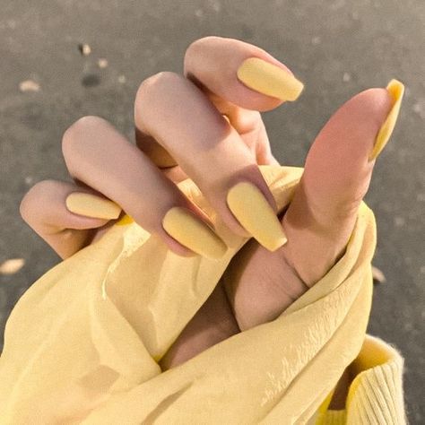 Summer Yellow Nails, Yellow Nail Art, Short Square Nails, White Nail Polish, Summer Yellow, Nail Length, Nails 2024, Yellow Nails, Bridal Nails