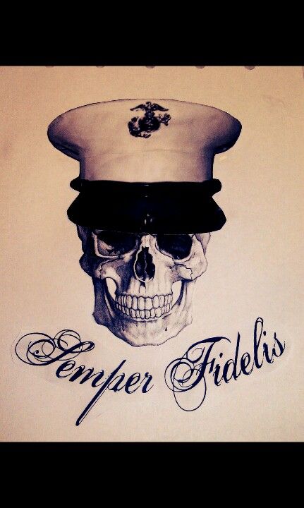 This is really sick, I could see my husband getting this. Semper Fidelis Tattoo, Usmc Tattoo Sleeve, Marine Corps Tattoos, Usmc Tattoo, Marine Tattoo, Usmc Quotes, Once A Marine, Semper Fidelis, Military Tattoos