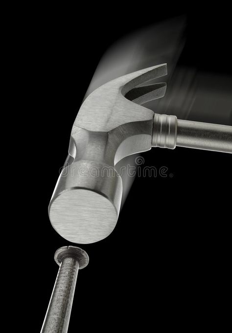 Hammer and nail. View from below over black , #AD, #nail, #Hammer, #black, #View #ad Hammer Drawing, Hammer And Nail, Hammer Tattoo, Black View, Nail Drawing, Hammer Head, Black Image, Business Icons, Business Icons Design