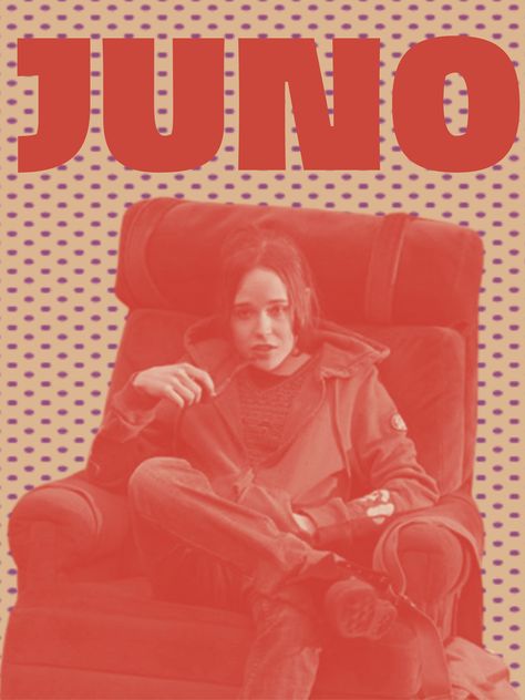 Juno Room Movie, Juno Pfp, Juno Poster, Juno Movie Aesthetic, Juno Wallpaper Movie, Juno Aesthetic, Juno Poster Vintage, Juno Polaroid Poster, Juno Movie Poster