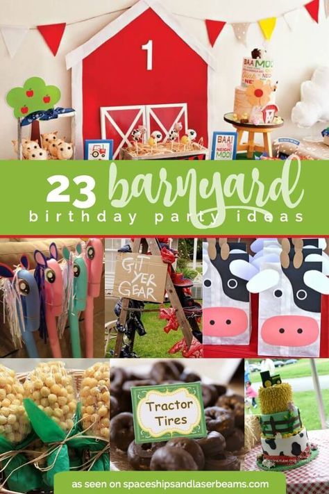 Barnyard Bash 2nd Birthday, Barn Birthday Party, Emma Thomas, Farm Themed Party, Barnyard Birthday Party, Farm Theme Birthday, Farm Animal Party, Farm Animals Birthday Party, Farm Themed Birthday Party