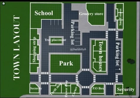 Bloxburg Town Layout Small Plot, Bloxburg Town Layout, Town Layout, Architecture Layout, Winter House Exterior, Beach House Floor Plans, Bloxburg Town, Bloxburg Hacks, Flower Shop Design