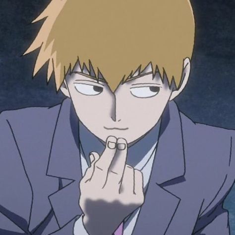 Reigen Arataka, Mob 100, Mob Physco 100, An Anime, Cute Icons, Anime Character, Aesthetic Anime, Cute Art, Favorite Character