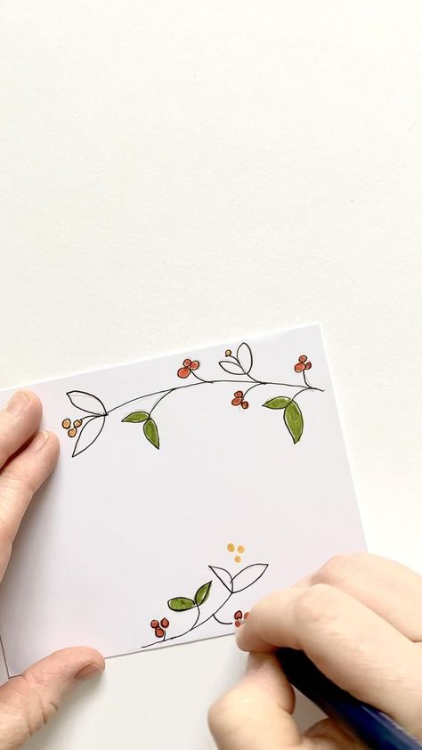 Envelope Design Drawing, Art On Envelopes, Envelope With Flowers Drawing, Simple Envelope Art, Card Envelope Decorating Ideas, Card Decoration Ideas Drawing, Decorate Envelope Ideas, Envelope Art Simple, Envelope Art Drawing