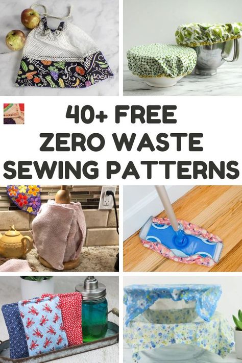 Sew up some eco-friendly sewing projects to celebrate Earth Day or any day to save resources and money with these zero waste sewing patterns. Zero Waste Sewing Projects, Syprosjekter For Nybegynnere, Zero Waste Sewing, Simple Sewing Tutorial, Sewing Machine Projects, Learning To Sew, Beginner Sewing Projects, Sewing Crafts Tutorials, Simple Sewing