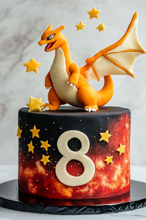 Make your Pokémon birthday party a legendary event with these creative ideas! DIY decorations, themed games, and Pokéball snacks are just the beginning. Don’t forget the Pokémon cake and fun activities like Pin the Tail on Pikachu! Birthday Boy Cake Ideas, Diy Pokemon Cake, Pokemon Cake Birthday, Tort Pokemon, Charizard Birthday, Pokemon Birthday Party Cake, Pokemon Theme Cake, Pikachu Cake Ideas, Pokemon Cake Ideas