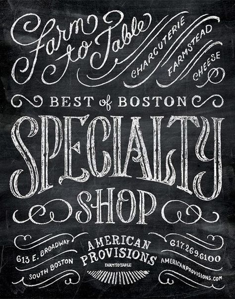 6 Stunning Typographic Layouts (+ what we can learn from them!) | Every-Tuesday Chalk Typography, Chalkboard Typography, Typographic Layout, Chalkboard Lettering, Chalk Lettering, Chalkboard Designs, Hand Lettering Inspiration, Chalkboard Background, Christmas Fonts