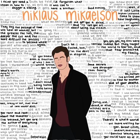 Its Ok To Love Them Both Tvd, Klaus Mikaelson Quotes Wallpapers, Klaus Mikaelson Quotes Love, Klaus Mikaelson Fanart, Niklaus Mikaelson Aesthetic, Quotes From Tvd, Tvd Quotes Aesthetic, Klaus Quotes, Niklaus Mikaelson Quotes