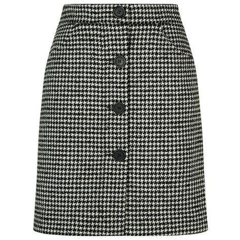 Maje Jarrete Houndstooth Skirt ($205) ❤ liked on Polyvore featuring skirts, patterned pencil skirt, pencil skirt, houndstooth skirt, straight skirt and straight pencil skirt Patterned Skirts, Short Pencil Skirt, Skirt Print, Houndstooth Pencil Skirt, Skirt Straight, Skirt Pencil, Houndstooth Skirt, Skirt With Buttons, Button Skirt