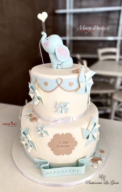 Bug Birthday Cakes, Elephant Birthday Cakes, Baby Elephant Cake, Toddler Birthday Cakes, 1st Bday Cake, Elephant Baby Shower Cake, Baby Boy Birthday Cake, Baby Birthday Decorations, Elephant Cakes