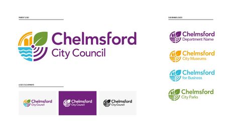 Chelmsford City Council Identity on Behance T 1000, City Branding, Photoshop Sketch, City Logo, City Museum, Branding Logo Design, Book Layout, Brand Image, City Council