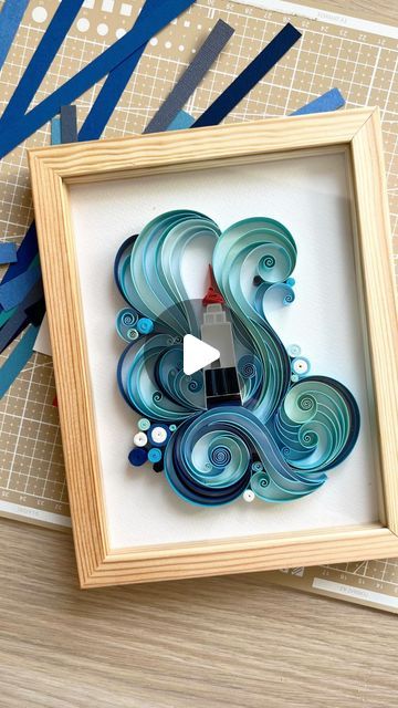 Quilling By Svetlana Danilova on Instagram: "New design of lighthouse 🌊 #quilling" Quilling Lighthouse, April 27, Home Activities, Craft Activities For Kids, Craft Activities, New Design, Lighthouse, Activities For Kids, On Instagram