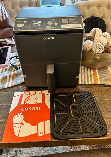 Cosori Dual Blaze 6.8QT Smart Air Fryer review - The Gadgeteer Cosori Air Fryer, Air Fryer Review, Manual Design, Food Basket, Cooking Temperatures, Latest Gadgets, Fried Food, Heating Element, Yum Yum Chicken