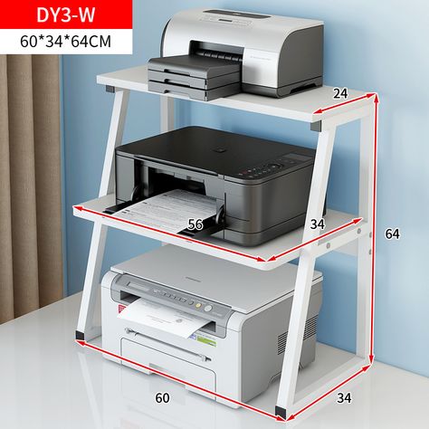 Under Desk Printer Stand, Printer Storage, Printer Shelf, Cabinet Desk, Storage Office, Shelf Cabinet, Desk With Storage, Printer Stand, Stand Table