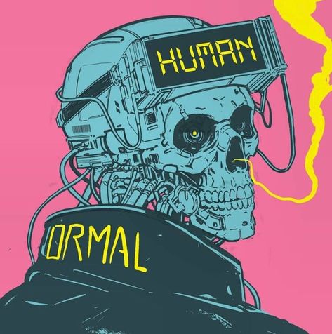 Dnd Cyberpunk, Punk Visual Art, Cyberpunk Rpg, Cyborgs Art, Skull Art Drawing, Oc Inspiration, Arte Punk, Animatronic Fnaf, Punk Art