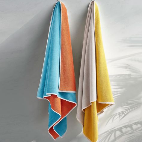 Striped beach towel