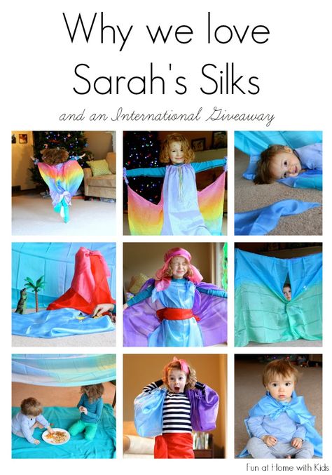 Come learn about Sarah's Silks and enter an International Giveaway - two chances to win.  Giveaway open until January 27, 2014. Play Silks, Family Day Care, Early Years Educator, Easy Art For Kids, Art Activities For Toddlers, Kids Pretend Play, Stretchy Headbands, Art Activities For Kids, Carnival Costumes