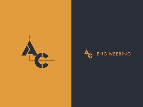 AC Engineering                                                       … Logo Design Engineering, Modern Construction Logo, Engineer Logo Design, Builder Logo Design, Construction Company Branding, Civil Engineering Logo, Contractor Logo, Engineering Graphics, Builder Logo