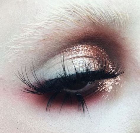 Editorial Make-up, Make Up Designs, Mekap Mata, Pink Eye Makeup, Smink Inspiration, Beauty Make-up, Makeup Hacks, Make Up Looks, Glitter Eyeshadow