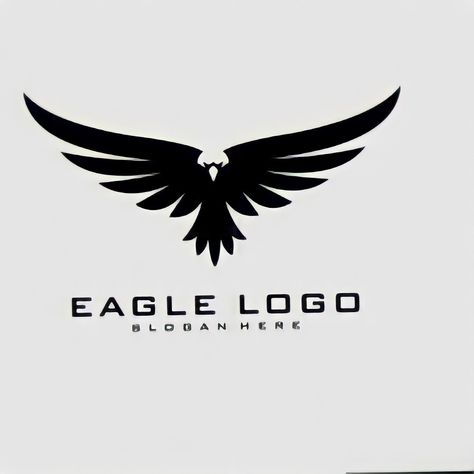 Eagle Logo Design Graphics, Eagle Wings Logo, Eagle Minimalist, Initial Logo Design, Eagle Icon, Eagle Silhouette, Urban Logo, Minimalist Brand, Eagle Drawing