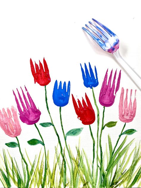 Best Acrylic Flower Painting Techniques for Beginners | Feeling Nifty Flower Painting Techniques, Painting Techniques For Beginners, Spring Arts And Crafts, Acrylic Flower Painting, Aktiviti Kanak-kanak, Toddler Arts And Crafts, Preschool Arts And Crafts, Spring Crafts For Kids, Preschool Art Activities