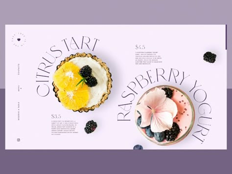 Bar Website Design, Bar Website, Bar Restaurant Design, Graphic Design Magazine, Cake Bar, Menue Design, Cookbook Design, Graphisches Design, Restaurant Website