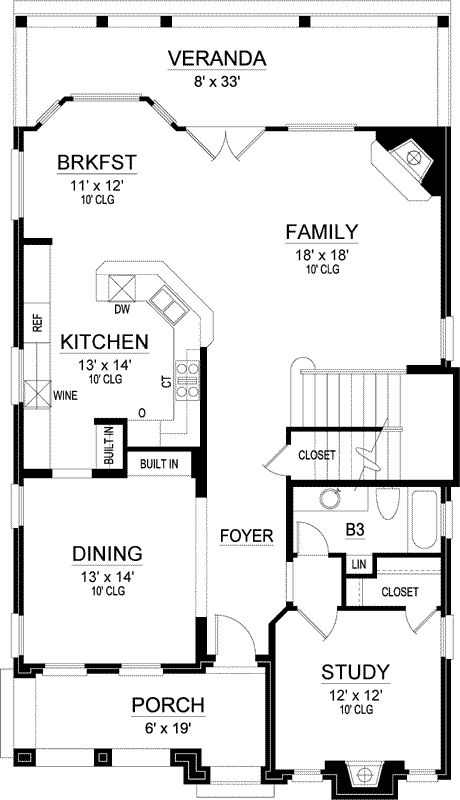 SHARE House Design Traditional, House With Office, Tudor Homes, Tudor House Plans, Decorative Wood Trim, English Tutor, Tudor Cottage, Wine Closet, Cabin Retreat