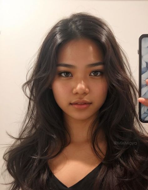 #asiangirl #pinay #filipina #beautifulgirl #prettygirls #asianwoman Filipino Makeup Looks Natural, Filipino Face Claim Female, Filipina Makeup Looks, Morena Makeup Filipina, Filipina Hairstyles, Filipino Face Claim, Asian Female Face Claims, Tan Asian Makeup, Complexion Media