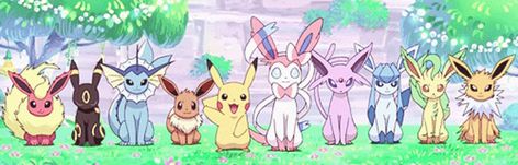 Pikachu and Eeveelutions | Pokémon | Know Your Meme Pikachu Pikachu, Pokemon Gif, Gameboy Color, Pokemon Eeveelutions, Pokemon Pins, Art Mignon, Eevee Evolutions, Pokemon Eevee, Pokémon Master