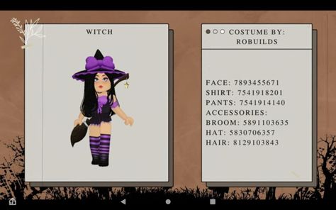 Witch Codes Bloxburg, Roblox Witch Outfit Codes, Blocksburg Outfit Codes￼, Berry Codes, Roblox Brookhaven, Iphone Wallpaper Cat, Roblox Code, Wallpaper Cat, Roblox Animation