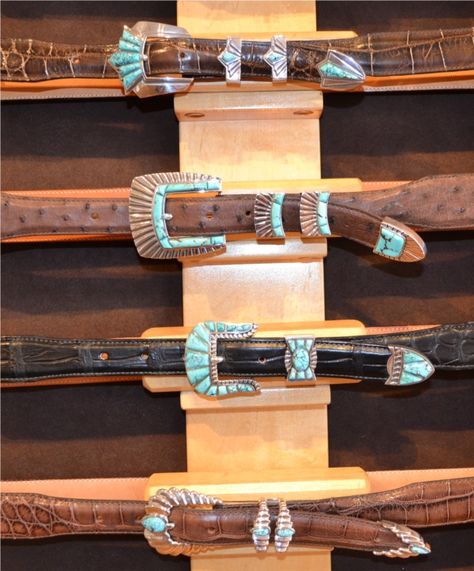 James Reid Ranger Belts. http://santafeselection.com/blog/2013/09/25/southwest-buckles-bolos-and-beyond/ Ranger Belt, Braces Suspenders, James Reid, Vintage Fits, Western Belts, Fancy Jewelry, Mens Belts, Suspenders, Belt Buckles