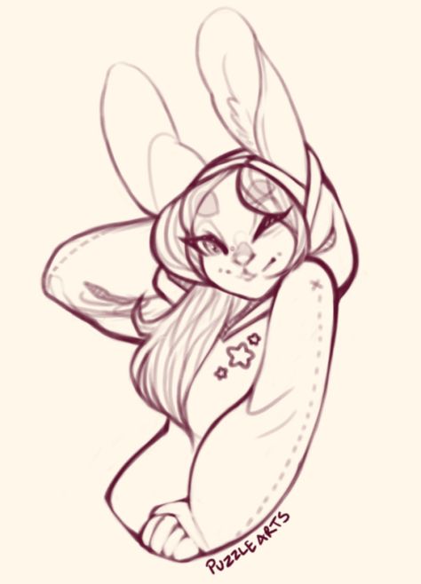 Stolen from a guy on Tumblr with a blog called Puzzlearts. I like rabbits in theory, in practice -as pets- I hate them... but I like anthro rabbits. Female Rabbit, Art Corner, Bunny Art, Figure Drawing Reference, Thanks So Much, Character Design References, Character Portraits, Art Reference Photos, Cartoon Art Styles