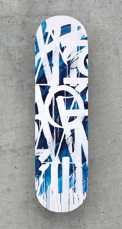 RETNA Beyond the Streets Skateboard Deck (limited edition) | From a unique collection of  Abstract Prints at https://www.1stdibs.com/art/prints-works-on-paper/abstract-prints-works-on-paper/. Retna Art, Seen Graffiti, Skateboard Deck Art, Deck Art, New York Graffiti, Sport Park, American Graffiti, Extreme Sport, Skate Art