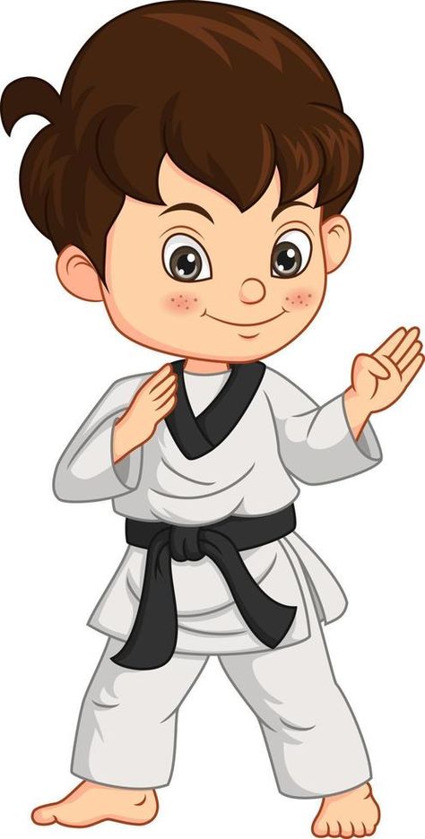 Karate Cartoon, Wedding Art Painting, Cartoon Wall Painting, Kids Karate, School Wall Art, School Painting, Belly Painting, The Cartoon, School Posters