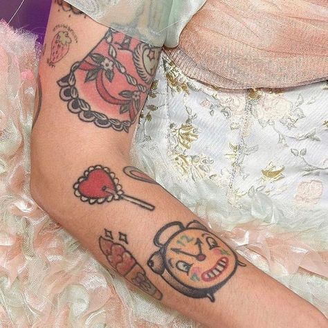 Melanie Martinez Tattoo, Martinez Tattoo, Melanie Martinez Style, No Thoughts Head Empty, S Tattoos, No Thoughts, Healing Tattoo, Makeup Tattoos, Aesthetic Tattoo