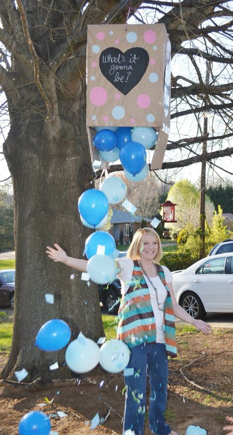 Cloud Gender Reveal Box Diy, Gender Reveal Box Diy, Gender Reveal Box, Baby Gender Reveal Party Decorations, Its A Girl Balloons, Gender Reveal Party Decorations, Baby Gender Reveal Party, Box Diy, Baby Gender Reveal