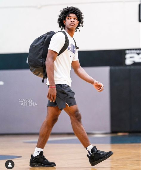 Men Athletic Outfits, Training Outfit Men, Basketball Drip, Basketball Fits, Scoot Henderson, Ja Morant Style, Outfit Cowok, Basketball Outfit, Outfit Workout