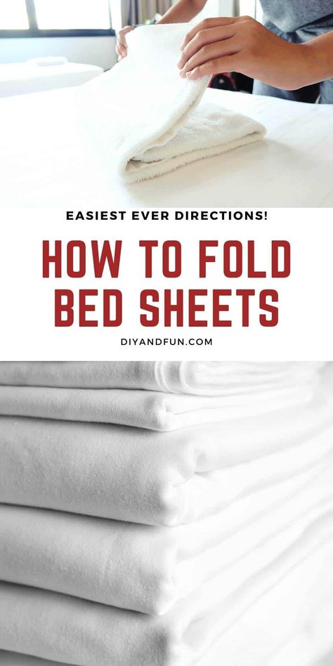 how to fold bed sheets How To Fold Sheets, Fold Bed, Folding Fitted Sheets, Queen Bed Sheets, Queen Size Sheets, Bed Sheet Sizes, King Size Sheets, Diy Posts, Top Beds