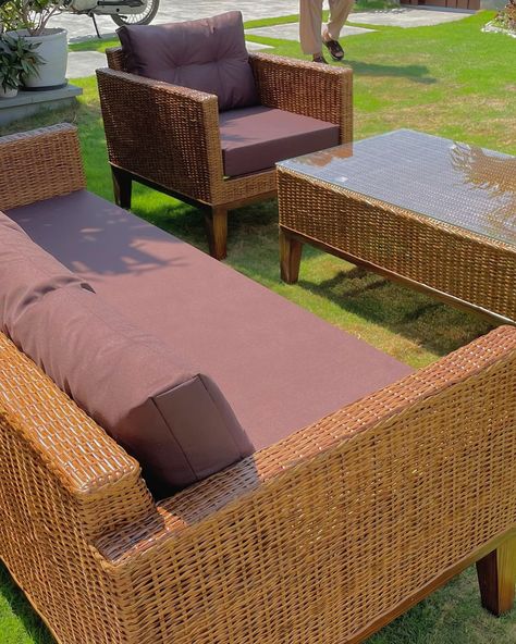 •Introducing (MODERN-CHORUS) •5seater seater sofa set made in Cane-wood •Best for indoor/outdoor uses •With its topcovers for making it dustproof •For more details visit us or contact us Rattan Furniture, Chorus, Seater Sofa, Sofa Set, Contact Us, Indoor Outdoor, Sofa, Wood, Furniture