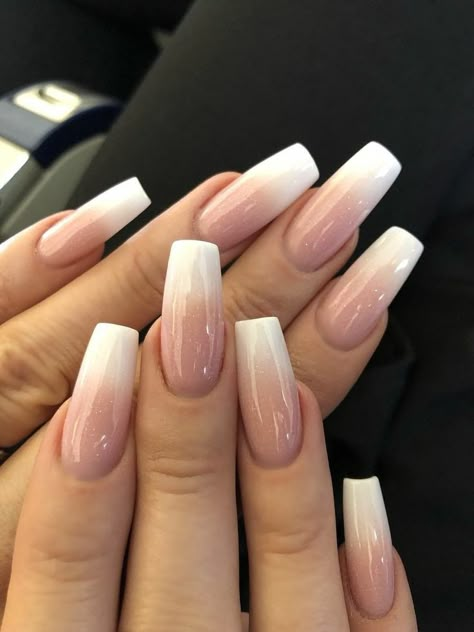 Stunning Nails Acrylic, Hybrid Gel Nails Ideas, Ombre Acrylic Nails With Design, Hybrid Nails Ideas, Beige Ombre Nails, Ombré Nails With Design, Hybrid Gel Nails, Point Nails, Taylor Nails