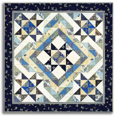 Five Star Quilt – Jordan Fabrics Quilts Using Charm Packs, Charm Quilt Patterns, Jordan Quilts, Dragonfly Quilt, Blankets Sewing, Quilt Free Pattern, Missouri Star Quilt Company Tutorials, Jordan Fabrics, Half Square Triangle Quilts Pattern