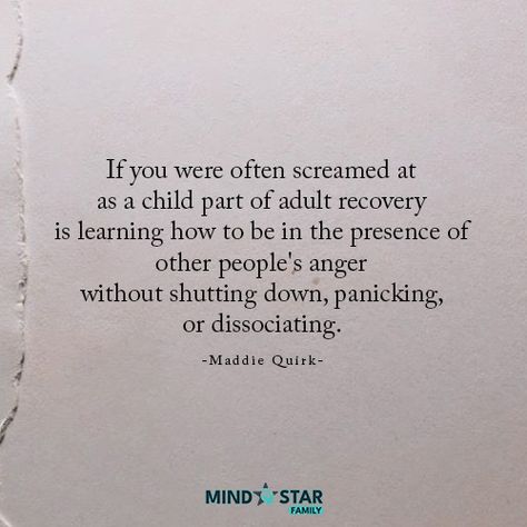 If you were yelled at as a child, adult recovery means learning to face others' anger without shutting down or dissociating. It’s about finding safety and emotional balance. #Healing #SelfGrowth #shutdown #presence #recovery #emotionalbalance #ParentingQuotes Trama Childhood Quotes, Apathy Quotes, Shutting Down Emotionally, Healing From Childhood, Parenting Advice Quotes, Childhood Quotes, Anger Quotes, Yelled At, Knowledge Management